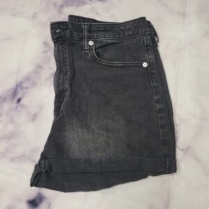 Wild Fable Black HIghest Rise Denim Shorts